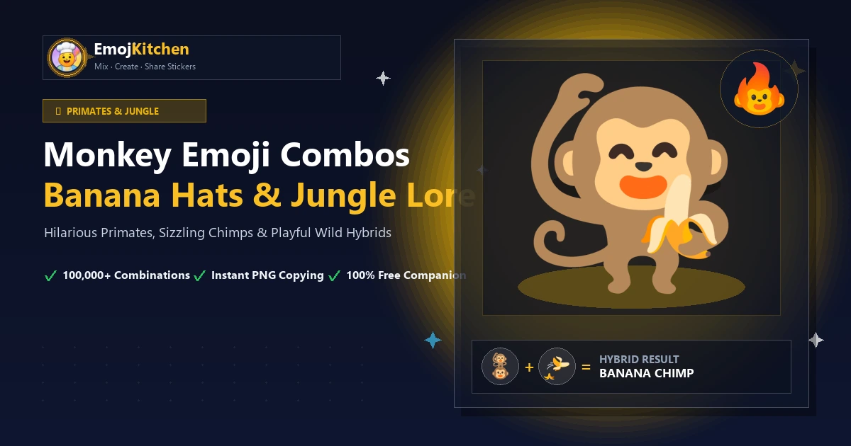 Monkey Emoji Combinations