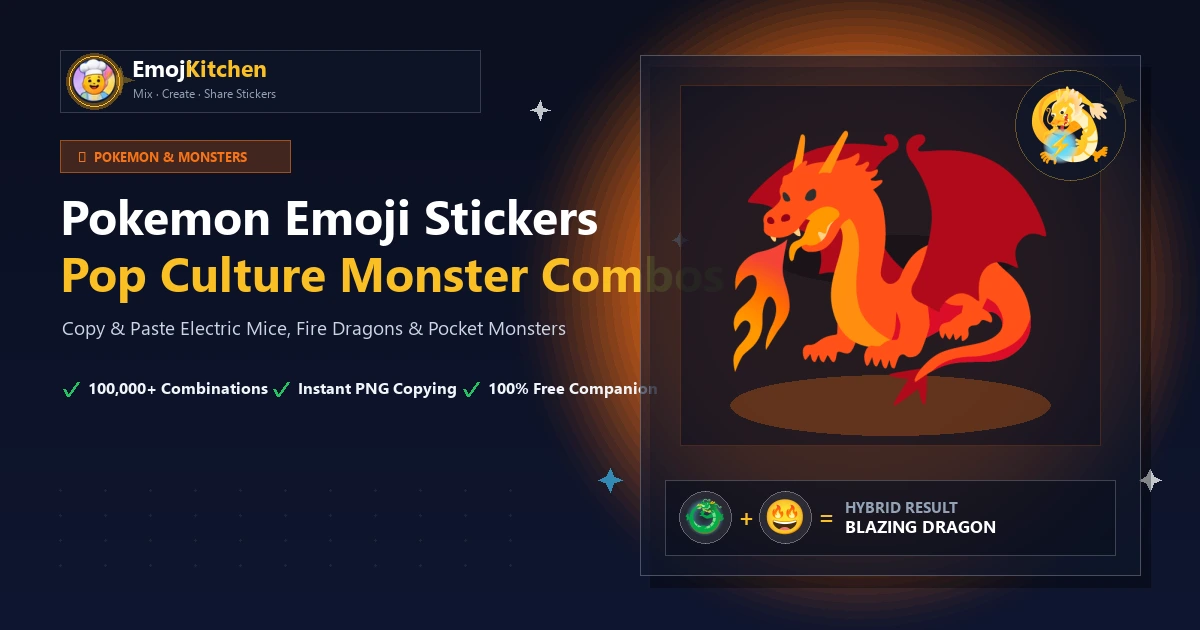 Pokemon-Inspired Monster Mashups