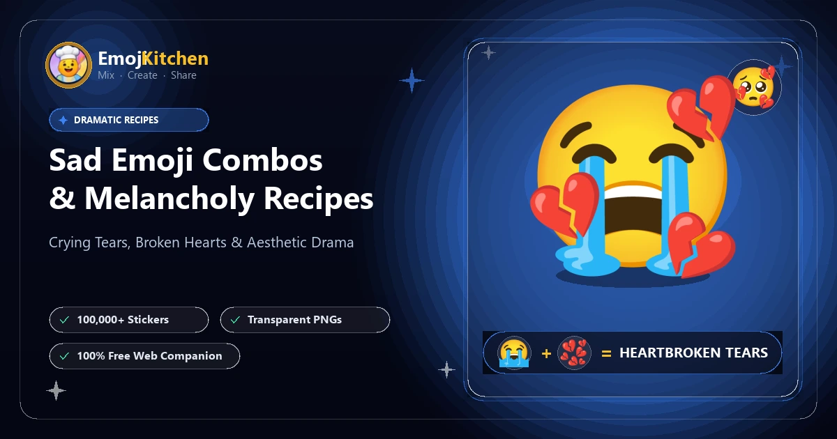 Malungkot na Emoji Combos