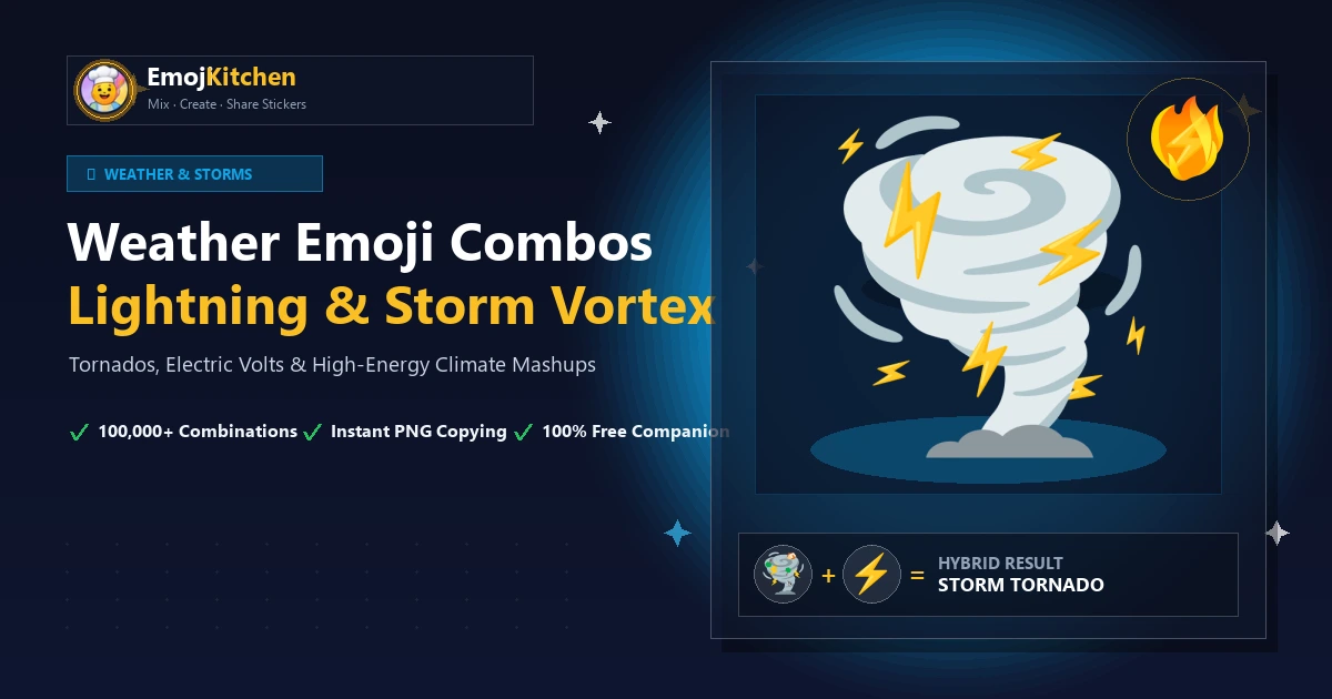 Combinaciones de Emoji de Clima